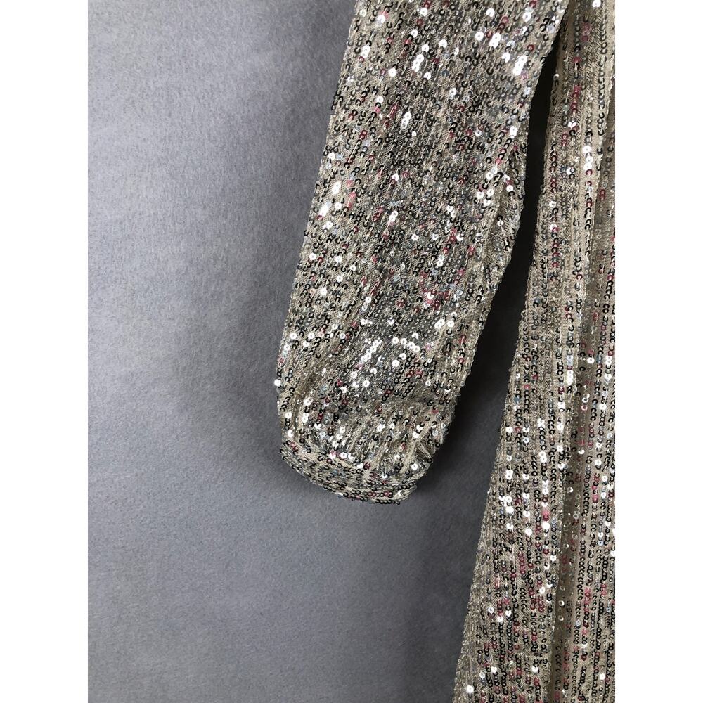 CeCe Gold Sequin Mini Dress - Picture 5 of 9